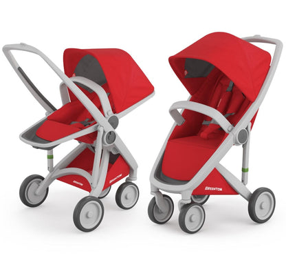 Greentom 2 in 1 Stroller - Grey/Red - 8.71932E+12