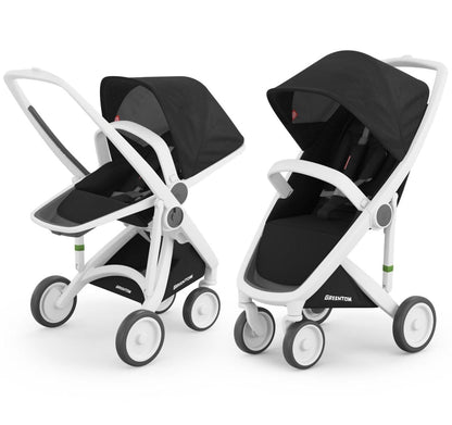 Greentom 2 in 1 Stroller - White/Black - 8.71932E+12