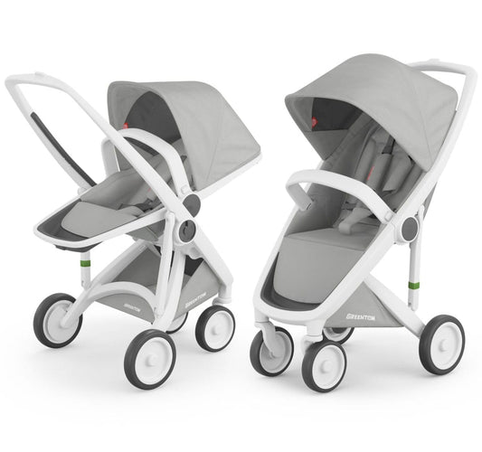 Greentom 2 in 1 Stroller - White/Grey - 8.71932E+12