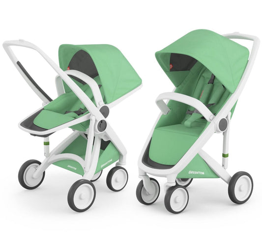 Greentom 2 in 1 Stroller - White/Mint - 8.71932E+12