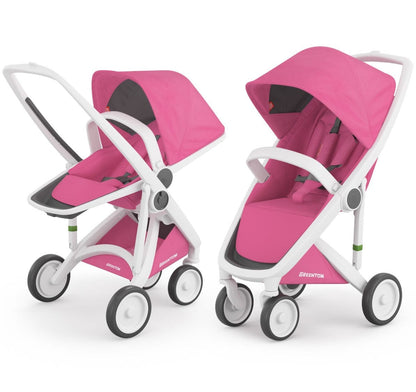 Greentom 2 in 1 Stroller - White/Pink - 8.71932E+12