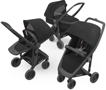 Greentom 3 in 1 Stroller - Black/Black - 8.71932E+12