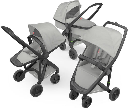 Greentom 3 in 1 Stroller - Black/Grey - 8.71932E+12