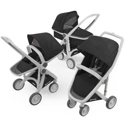 Greentom 3 in 1 Stroller - Grey/Black - 8.71932E+12