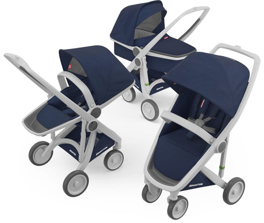 Greentom 3 in 1 Stroller - Grey/Blue - 8.71932E+12
