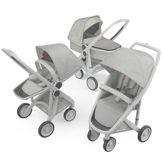 Greentom 3 in 1 Stroller - Grey/Grey - 8.71932E+12