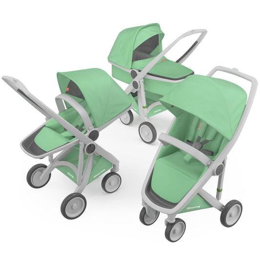Greentom 3 in 1 Stroller - Grey/Mint - 8.71932E+12
