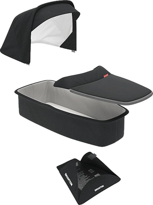 Greentom Carrycot Fabric & Mattress Set - Black - GTU6-CB-BLACK
