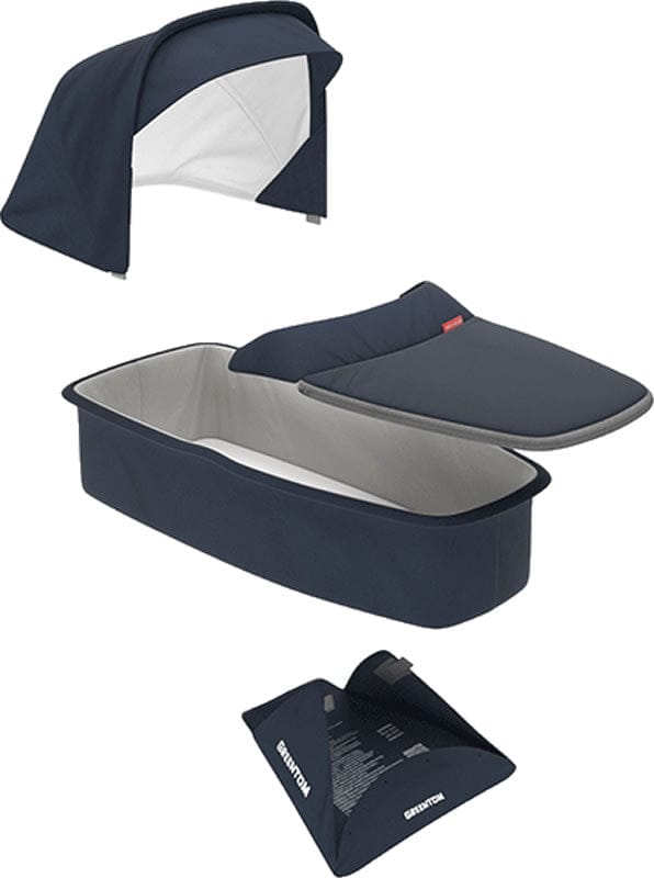 Greentom Carrycot Fabric & Mattress Set - Blue - GTU6-CB-BLUE