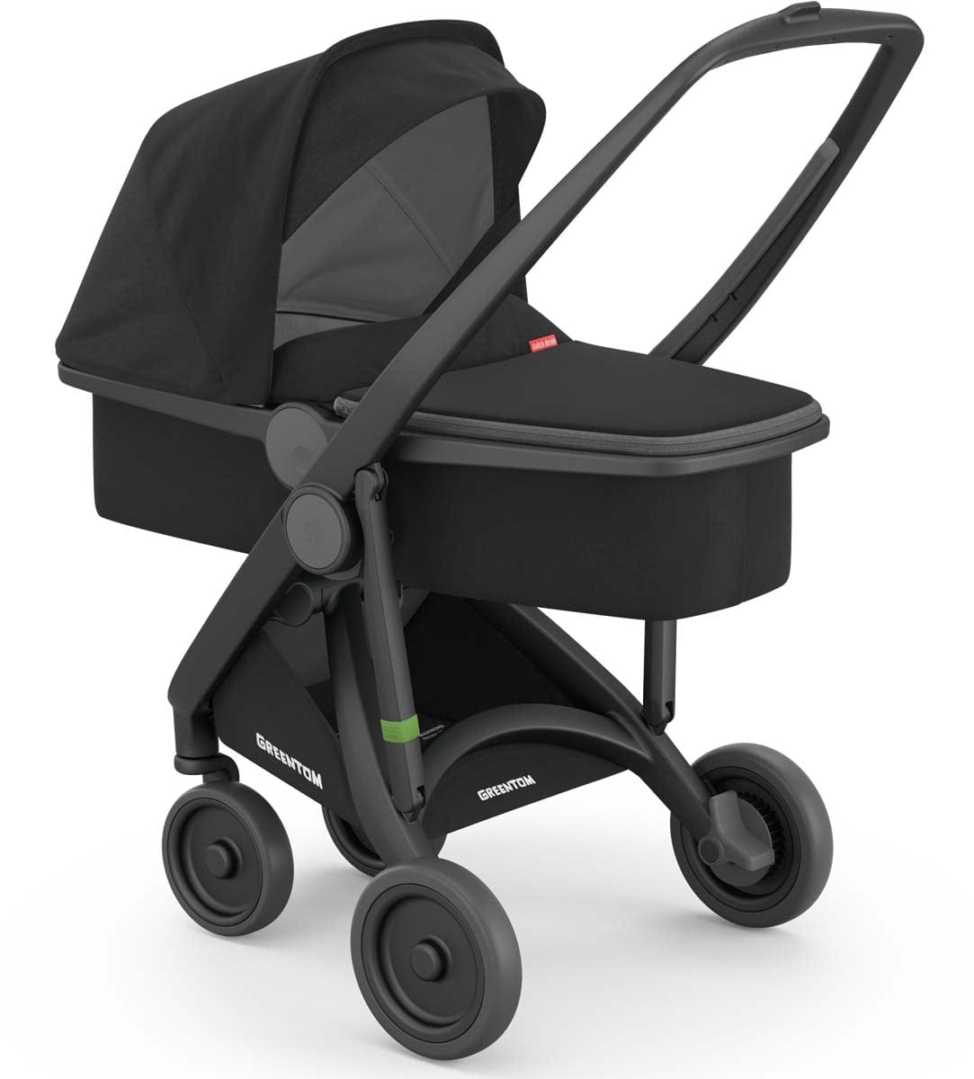 Greentom Carrycot Stroller - Black/Black - 8.71932E+12