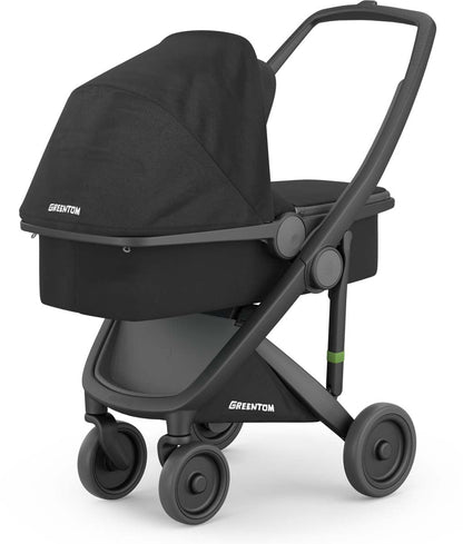 Greentom Carrycot Stroller - Black/Black - 8.71932E+12