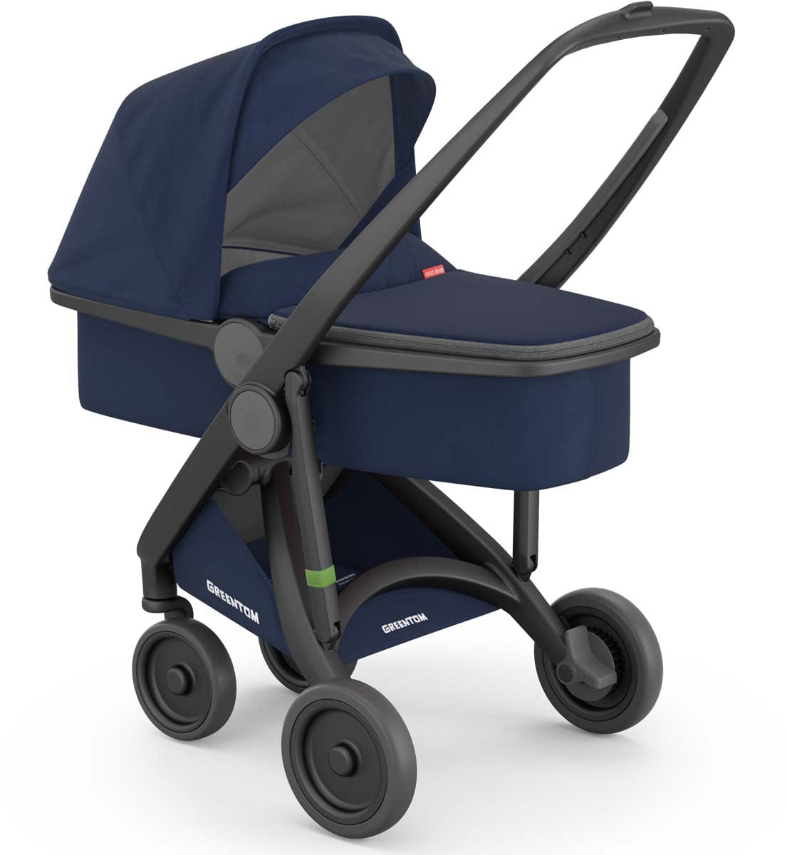 Greentom Carrycot Stroller - Black/Blue - 8.71932E+12