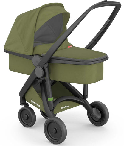 Greentom 3 in 1 Stroller - Black/Olive - 8.71932E+12