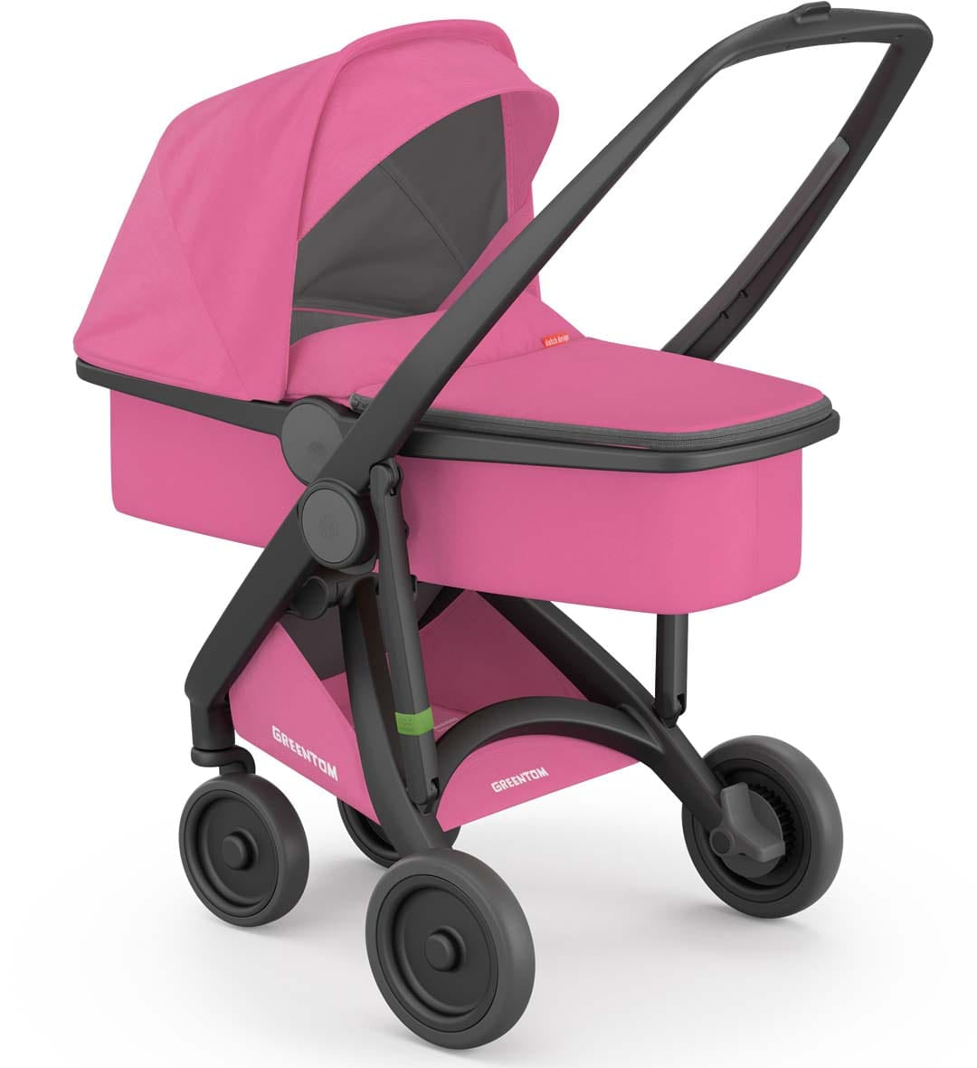 Greentom 3 in 1 Stroller - Black/Pink - 8.71932E+12