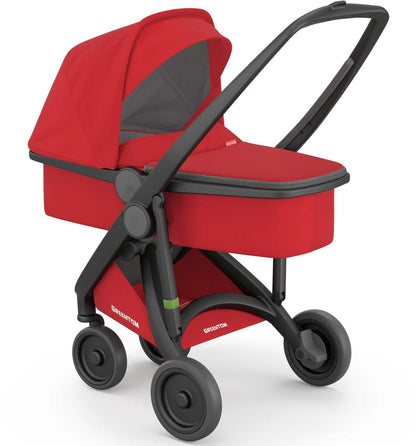 Greentom Carrycot Stroller - Black/Red - 8.71932E+12