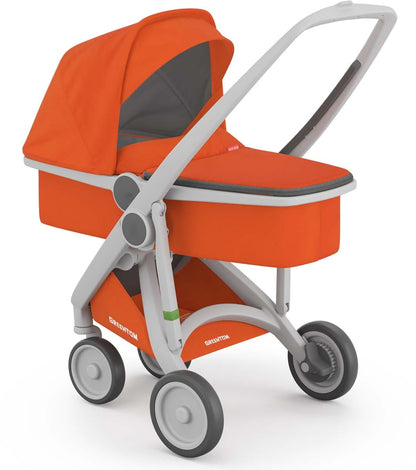 Greentom 3 in 1 Stroller - Grey/Orange - 8.71932E+12