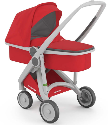 Greentom Carrycot Stroller - Grey/Red - 8.71932E+12