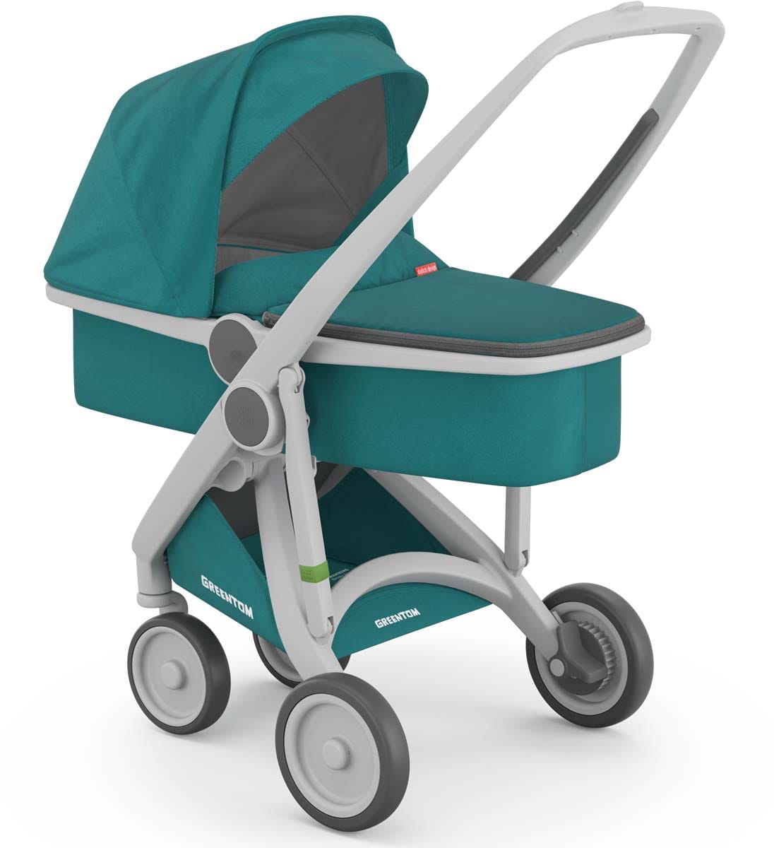 Greentom Carrycot Stroller - Grey/Teal - 8.71932E+12