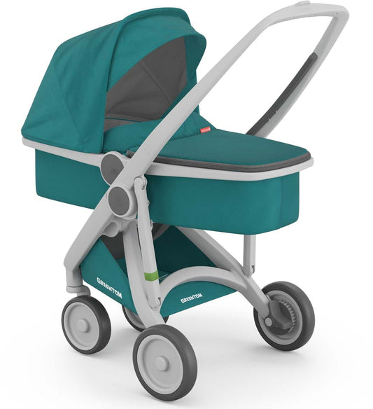 Greentom Carrycot Stroller - Grey/Teal - 8.71932E+12