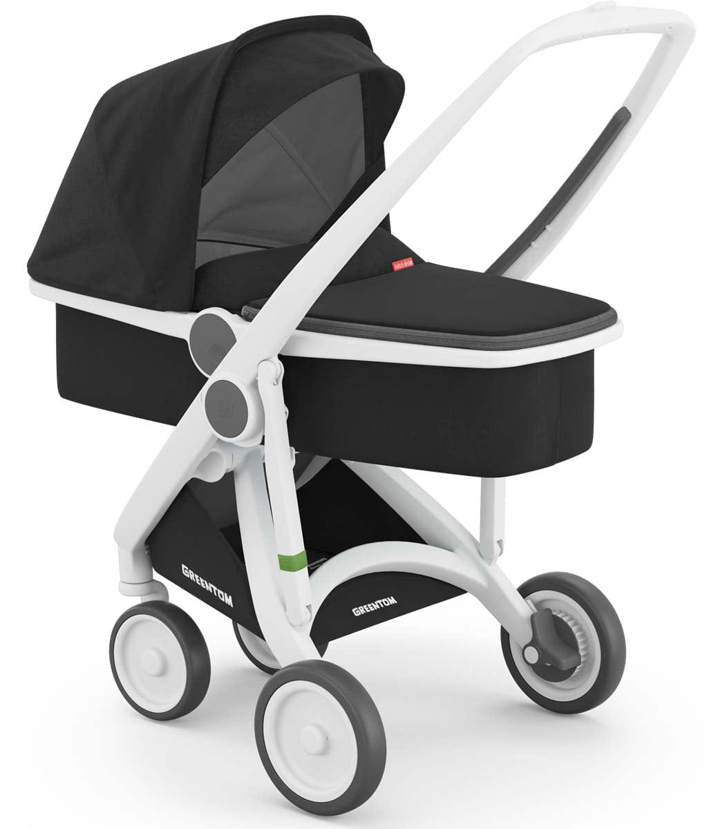 Greentom Carrycot Stroller - White/Black - 8.71932E+12