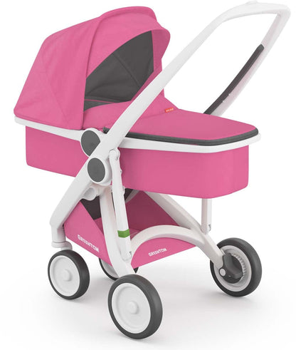 Greentom 3 in 1 Stroller - White/Pink - 8.71932E+12