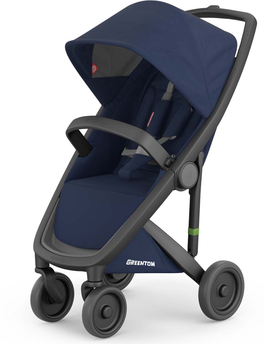 Greentom 2 in 1 Stroller - Black/Blue - 8.71932E+12