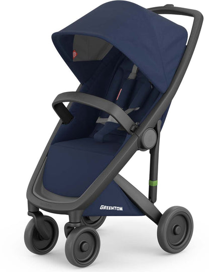 Greentom 2 in 1 Stroller - Black/Blue - 8.71932E+12