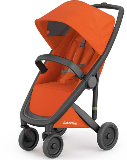 Greentom 3 in 1 Stroller - Black/Orange - 8.71932E+12