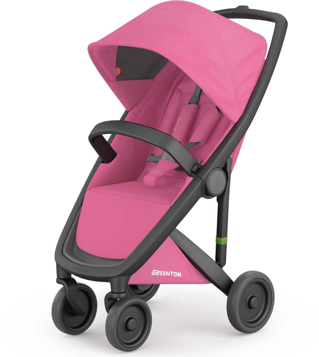 Greentom 3 in 1 Stroller - Black/Pink - 8.71932E+12