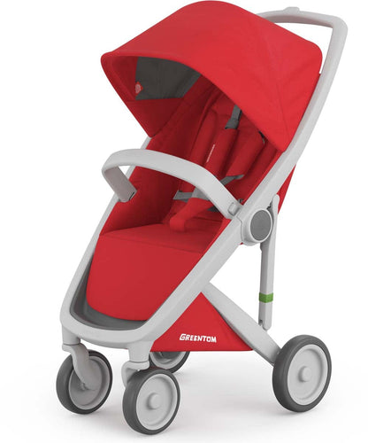 Greentom 2 in 1 Stroller - Grey/Red - 8.71932E+12