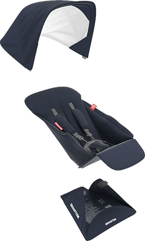 Greentom Reversible Seat Fabric Set - Blue - GTU7-CS-BLUE