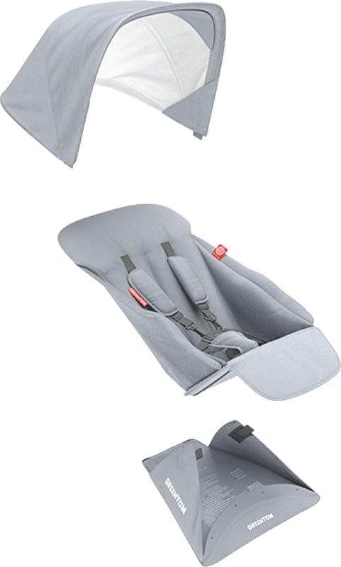 Greentom Reversible Seat Fabric Set - Grey - GTU7-CS-GREY