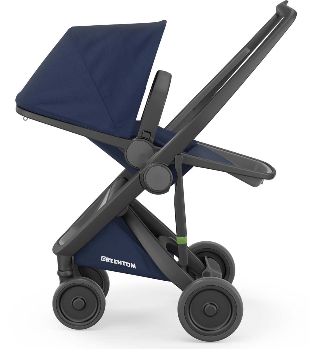 Greentom 2 in 1 Stroller - Black/Blue - 8.71932E+12