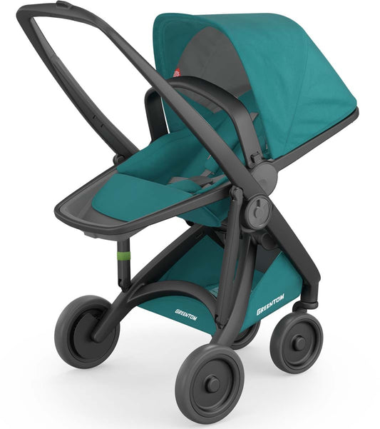 Greentom 2 in 1 Stroller - Black/Teal - 8.71932E+12