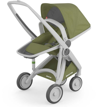Greentom 3 in 1 Stroller - Grey/Olive - 8.71932E+12