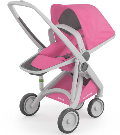 Greentom 3 in 1 Stroller - Grey/Pink - 8.71932E+12