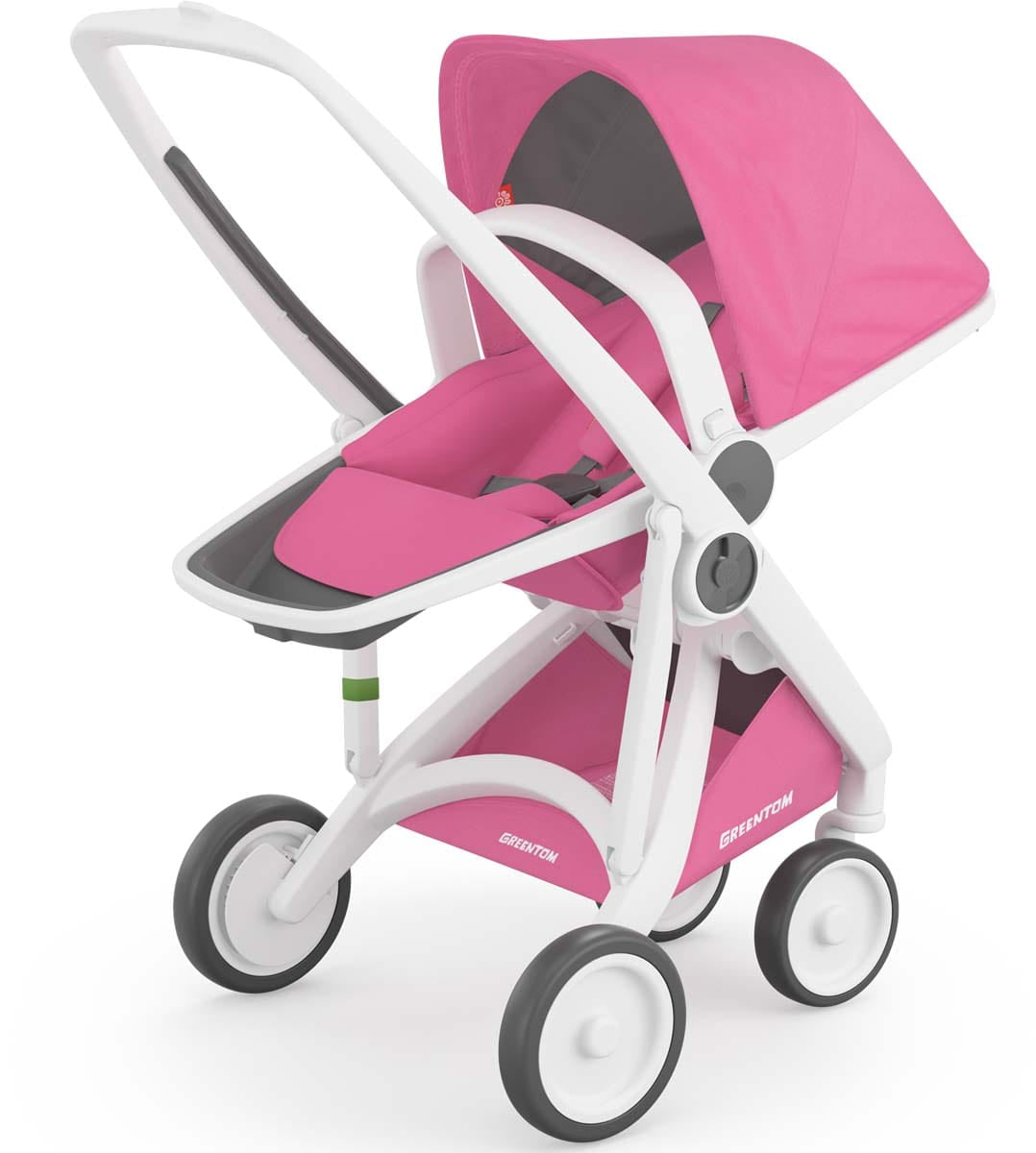 Greentom Reversible Stroller - White/Pink - 8.71932E+12
