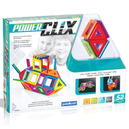 Guidecraft PowerClix Classic Creativity Set, 52pc - G9003