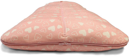 Gunamuna Bamboo Duvet Sleep Bag, Small - Hearts