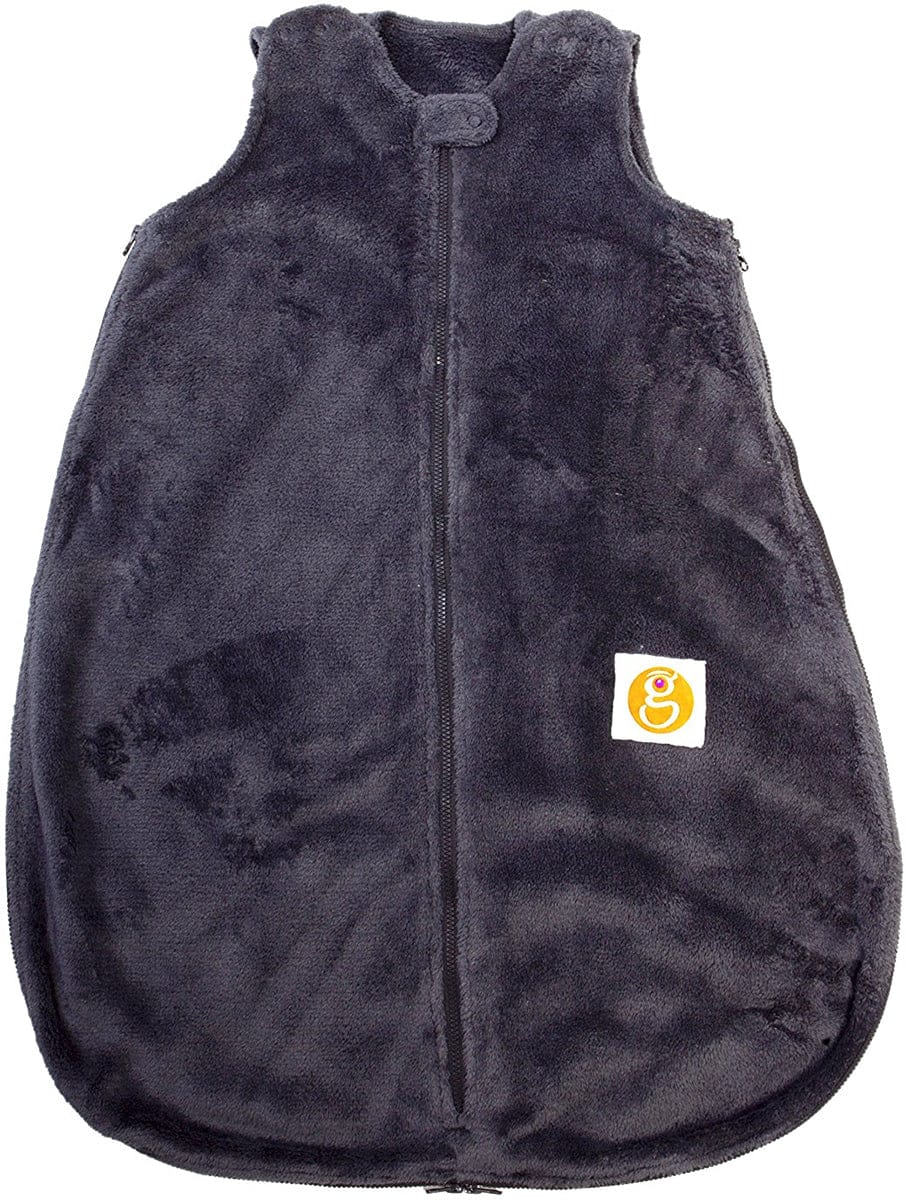 Gunamuna Plush Fleece Sleep Bag, Medium - Charcoal