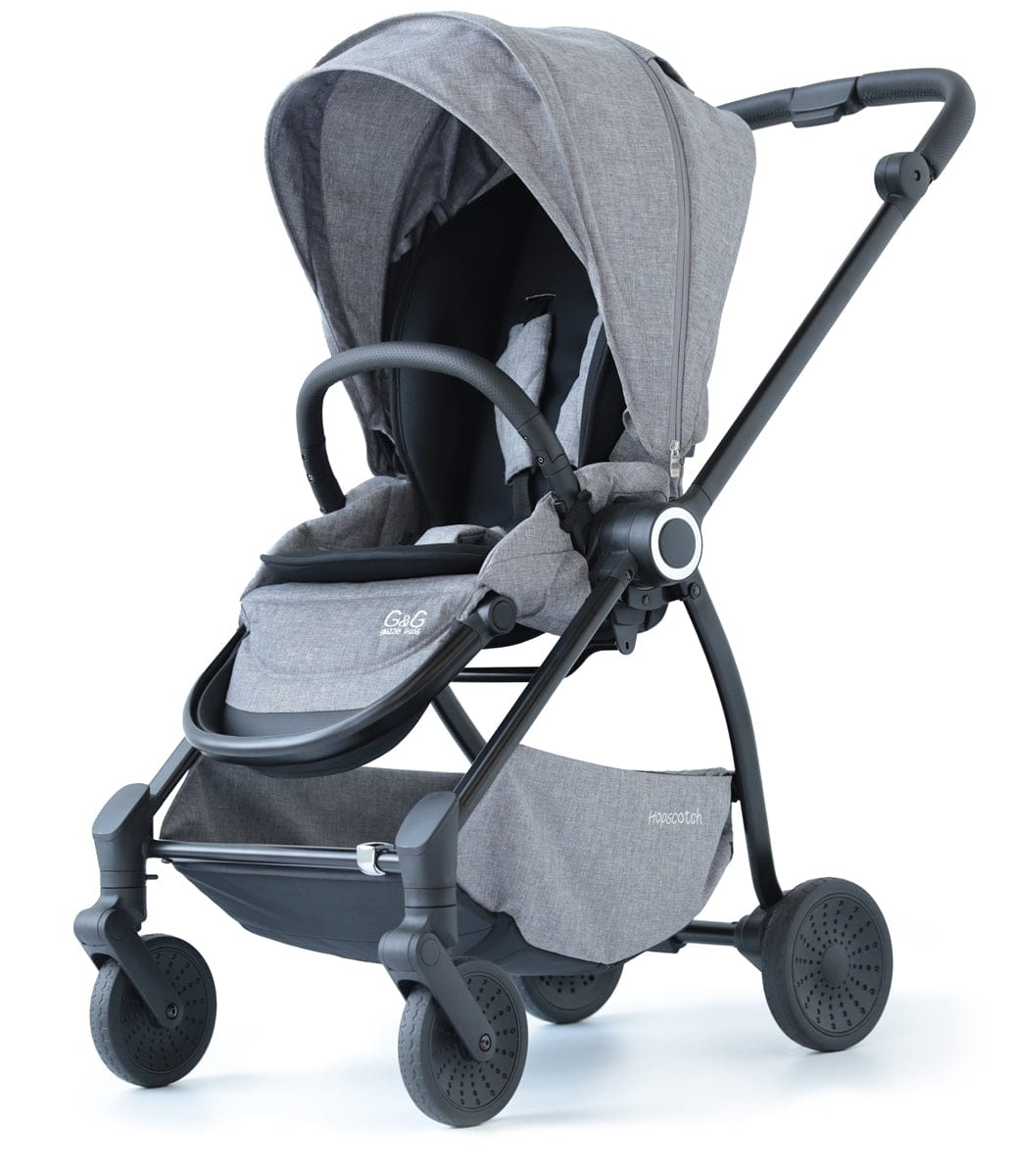 guzzie+Guss Hopscotch Stroller - Salt & Pepper - GG034SP