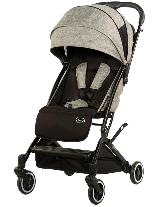 guzzie+Guss Oxygen Compact Stroller - Salt & Pepper - GG030SP