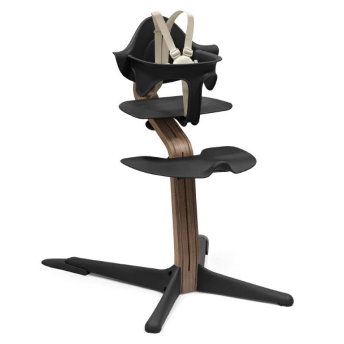 Stokke Nomi High Chair - Walnut / Black - 633002