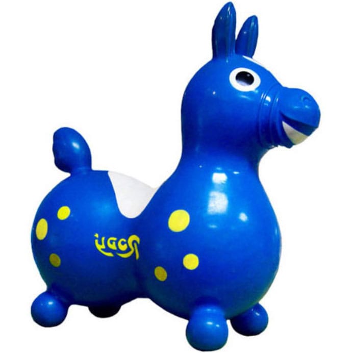 Gymnic Rody Inflatable Hopping Ride-On Horse - Blue - 7013