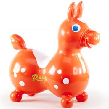 Gymnic Rody Inflatable Hopping Ride-On Horse - Orange - 7001-G