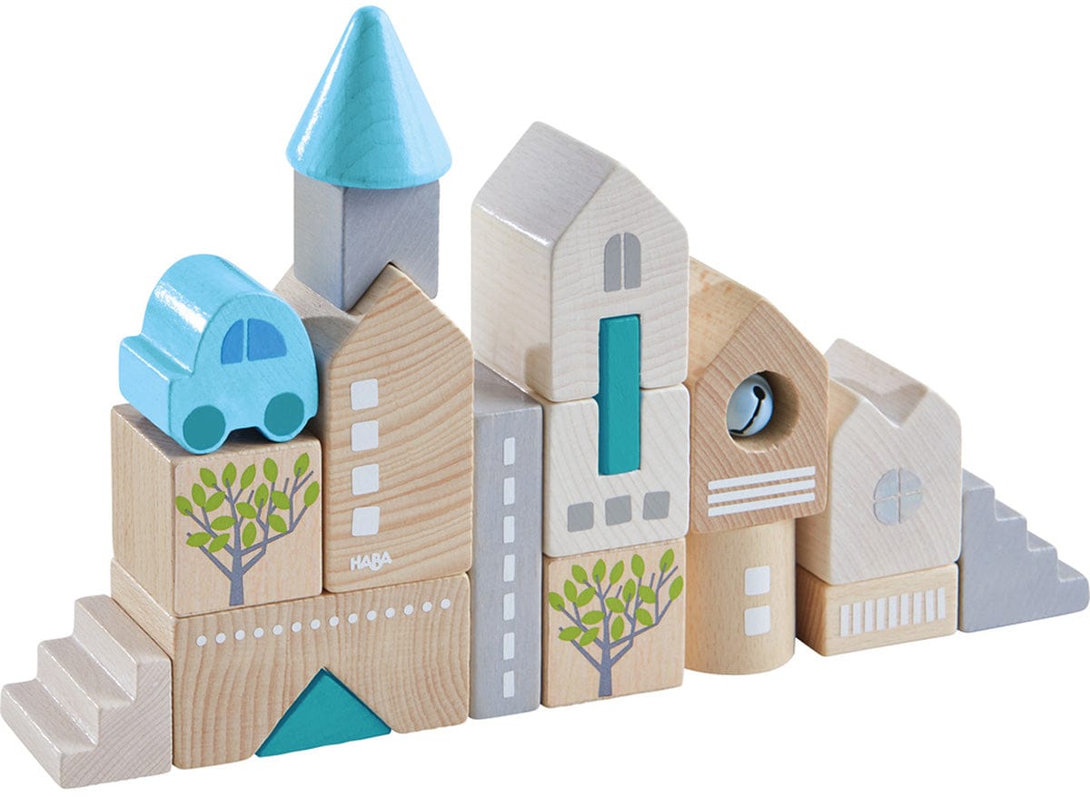 HABA Bad Rodach 18 Piece Wooden Building Blocks - 305531