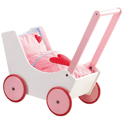 Haba Doll Pram - Hearts