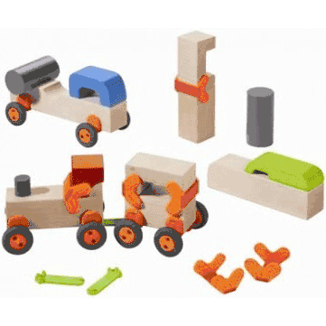 HABA Technics Wooden Blocks - Basic Set - 3435