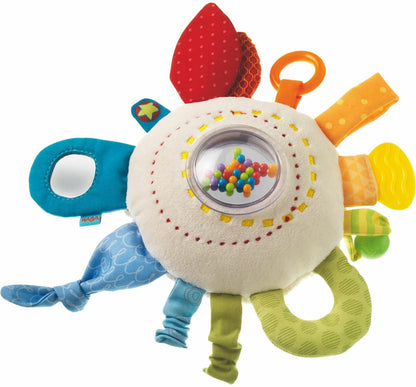 HABA Teether Cuddly Rainbow Round Activity Toy - 301670