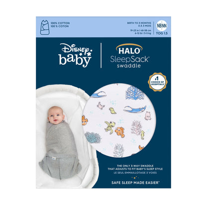 Halo 100% Cotton Swaddle TOG 1.5 - Finding Nemo (Newborn) - 4695-HALO